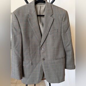 Vintage Lauren Ralph Lauren Wool Herringbone Blazer Mens 40S
